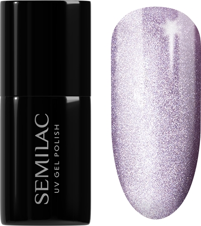 Semilac UV Hybrid Gloss GALA гел лак за нокти с използване на UV/LED лампа