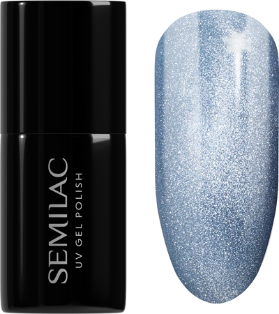 Semilac UV Hybrid Gloss GALA гел лак за нокти с използване на UV/LED лампа