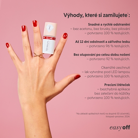 Semilac Easy Off Step 3 gelový vrchní lak na nehty