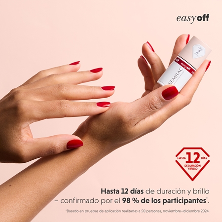Semilac Easy Off Step 1 prebase y esmalte de acabado para uñas de gel