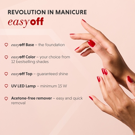 Semilac Easy Off Step 2 gel nail polish for UV/LED hardening