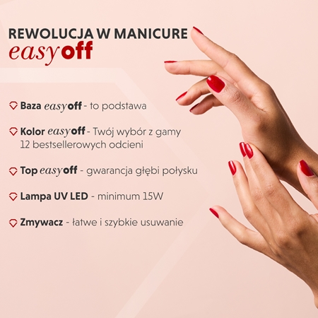 Semilac Easy Off Step 2 hybrydowy lakier do paznokci z użyciem lampy UV / LED
