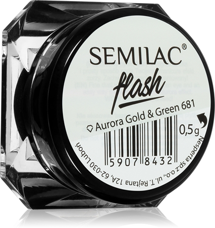 Semilac Flash třpytivý prášek na nehty