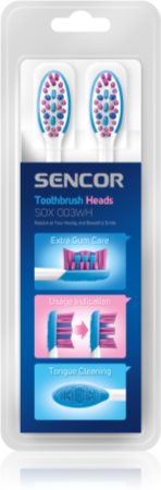 Sencor SOX 003WH náhradné hlavice na zubnú kefku