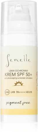 Senelle Cosmetics Light Protective Pigment Free crème légère protectrice visage SPF 50+