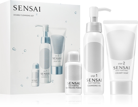 Sensai Silky Purifying Double Cleansing Set Gavesæt (For perfekt hudrens)