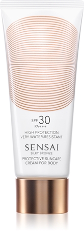 Sensai Silky Bronze opaľovací krém na telo SPF 30