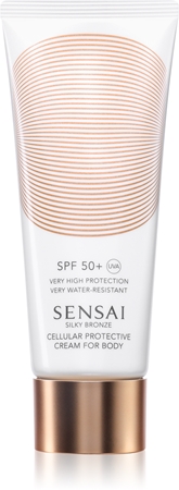 Sensai Silky Bronze Cellular Protective Cream for body ikääntymisen merkkejä ehkäisevä aurinkosuojavoide SPF 50+