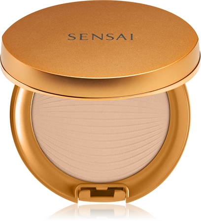 Sensai Silky Bronze Natural Veil Compact kompaktní pudrový make-up pro rozjasnění a vyhlazení pleti