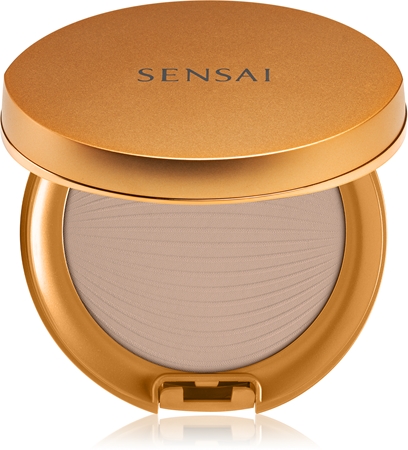 Sensai Silky Bronze Natural Veil Compact kompaktní pudrový make-up pro rozjasnění a vyhlazení pleti