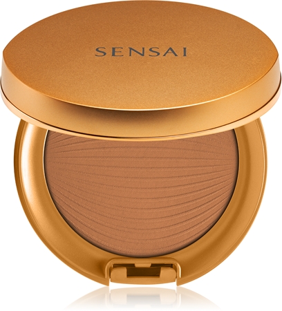 Sensai Silky Bronze Natural Veil Compact kompaktní pudrový make-up pro rozjasnění a vyhlazení pleti