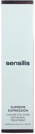 Sensilis Supreme Expression tratamiento antiarrugas, antiojeras y antibolsas para contorno de ojos