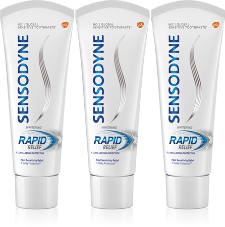Sensodyne Rapid Whitening dentifrice blanchissant pour dents sensibles