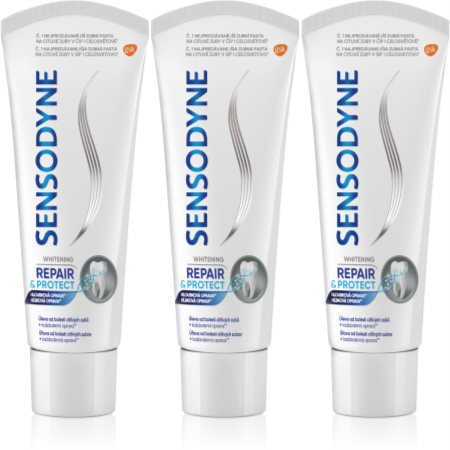 Sensodyne Repair & Protect Whitening відбілююча зубна паста для чутливих зубів