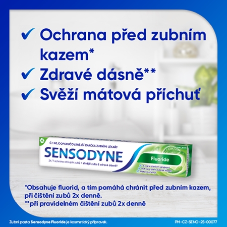 Sensodyne Fluoride zubní pasta pro citlivé zuby