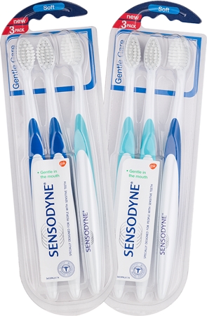 Sensodyne Gentle Care Triopack Soft periuta de dintiSoft