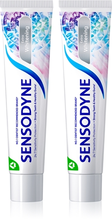 Sensodyne Extra Whitening Whitening Tandpasta met Fluoride voor Gevoelige Tanden