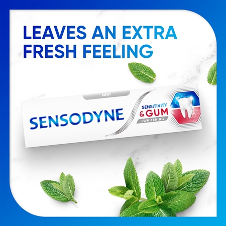 Sensodyne Sensitivity & Gum Whitening λευκαντική οδοντόκρεμα για την προστασία δοντιών και των ούλων