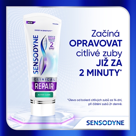 Sensodyne Clinical Repair Active Clean zubní pasta