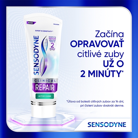 Sensodyne Clinical Repair Active Clean zubná pasta