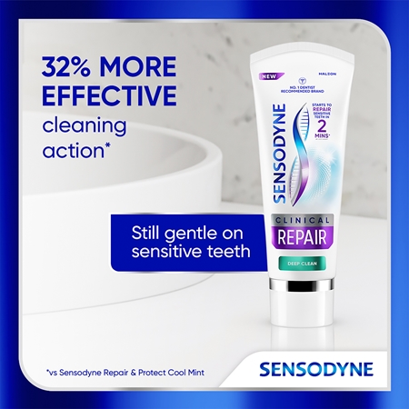 Sensodyne Clinical Repair Active Clean Toothpaste
