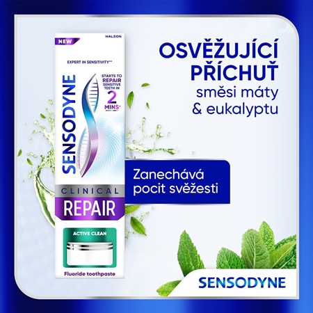 Sensodyne Clinical Repair Active Clean zubní pasta