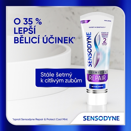 Sensodyne Clinical Repair Active White zubní pasta