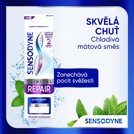 Sensodyne Clinical Repair Active White zubní pasta