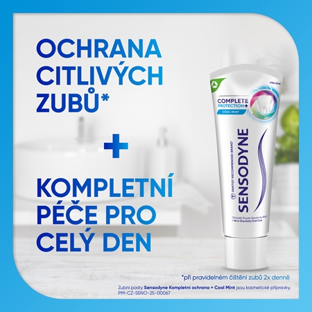 Sensodyne Complete Protection+ Cool Mint zubní pasta