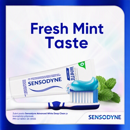 Sensodyne Advanced White Deep Clean wybielająca pasta do zębów