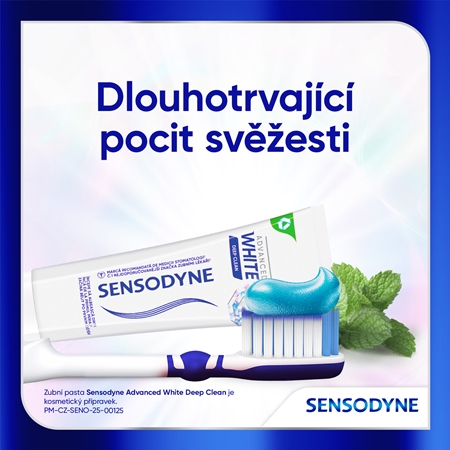 Sensodyne Advanced White Deep Clean bělicí zubní pasta