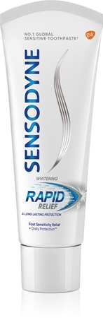 Sensodyne Rapid Whitening bělicí zubní pasta pro citlivé zuby