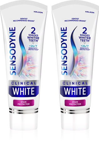 Sensodyne Clinical White Stain Protector bělicí zubní pasta