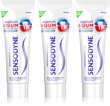 Sensodyne Sensitivity & Gum Whitening Whitening Toothpaste for protection of teeth and gums
