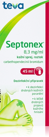 Septonex Septonex 8,3mg/ml kožní sprej, roztok na drobná poranění