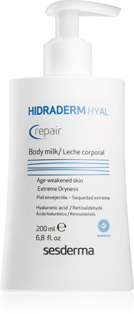 Sesderma Hidraderm Hyal intenzívne hydratačné telové mlieko pre extrémne suchú pokožku