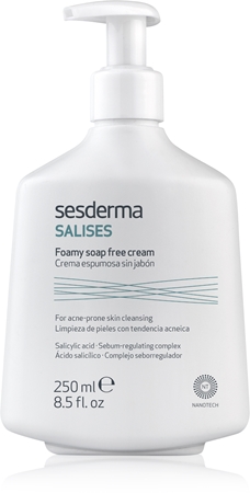 Sesderma Salises Foamy Soap-free Cream čisticí gel proti akné