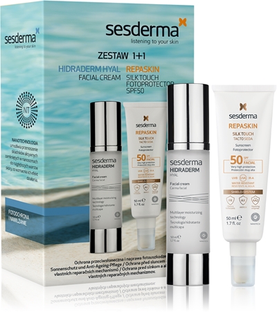 Sesderma Set Hidraderm Hyal+ Repaskin подаръчен комплект за суха до чувствителна кожа