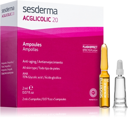 Sesderma Acglicolic 20 Facial sérum anti-rides effet exfoliant