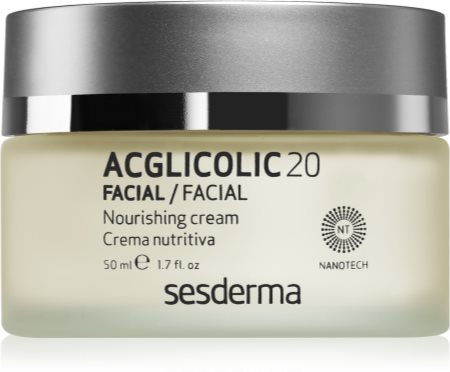 Sesderma Acglicolic 20 Facial crème nourrissante rajeunissante pour peaux sèches à très sèches