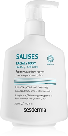Sesderma Salises Foamy soap-free cream čisticí gel proti akné