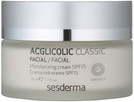 Sesderma Acglicolic Classic Facial omlazující hydratační krém SPF 15