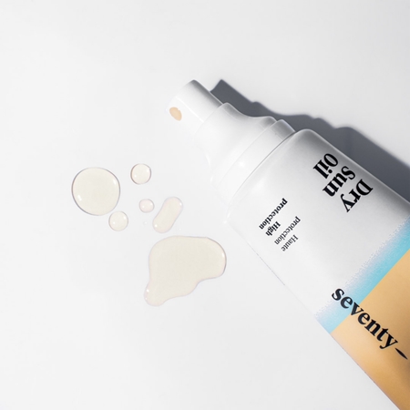 SeventyOne Dry Sun Oil SPF30 ochranný suchý olej na opalování na obličej, tělo a vlasy
