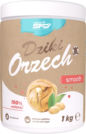 SFD Nutrition Dziki Orzech Smooth 100% ořechový krém