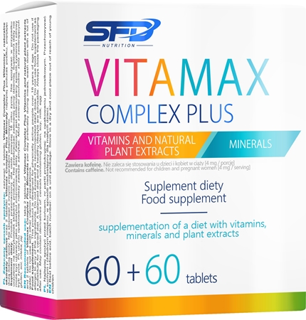 SFD Nutrition VitaMax Complex Plus komplexný multivitamín s minerálmi