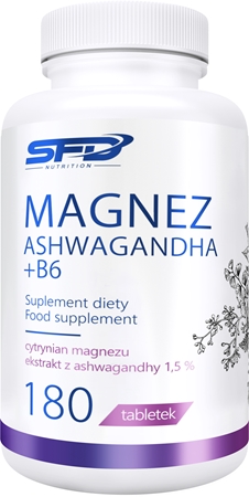 SFD Nutrition Magnesium + Ashwagandha + B6 podpora psychickej pohody