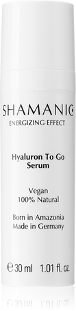 Shamanic Hyaluron To Go Serum Tõstev ja pinguldav näoseerum toitva toimega