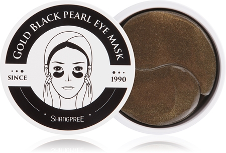 Shangpree Gold Black Pearl maska hydrożel wokół oczu o działaniu przeciwzmarszczkowym