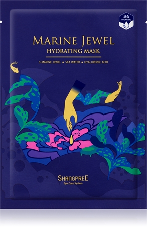 Shangpree Marine Jewel Moisturising face sheet mask