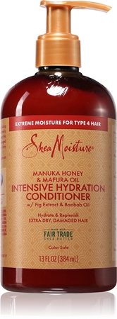 Shea Moisture Manuka Honey & Mafura Oil hydratačný kondicionér pre suché a poškodené vlasy